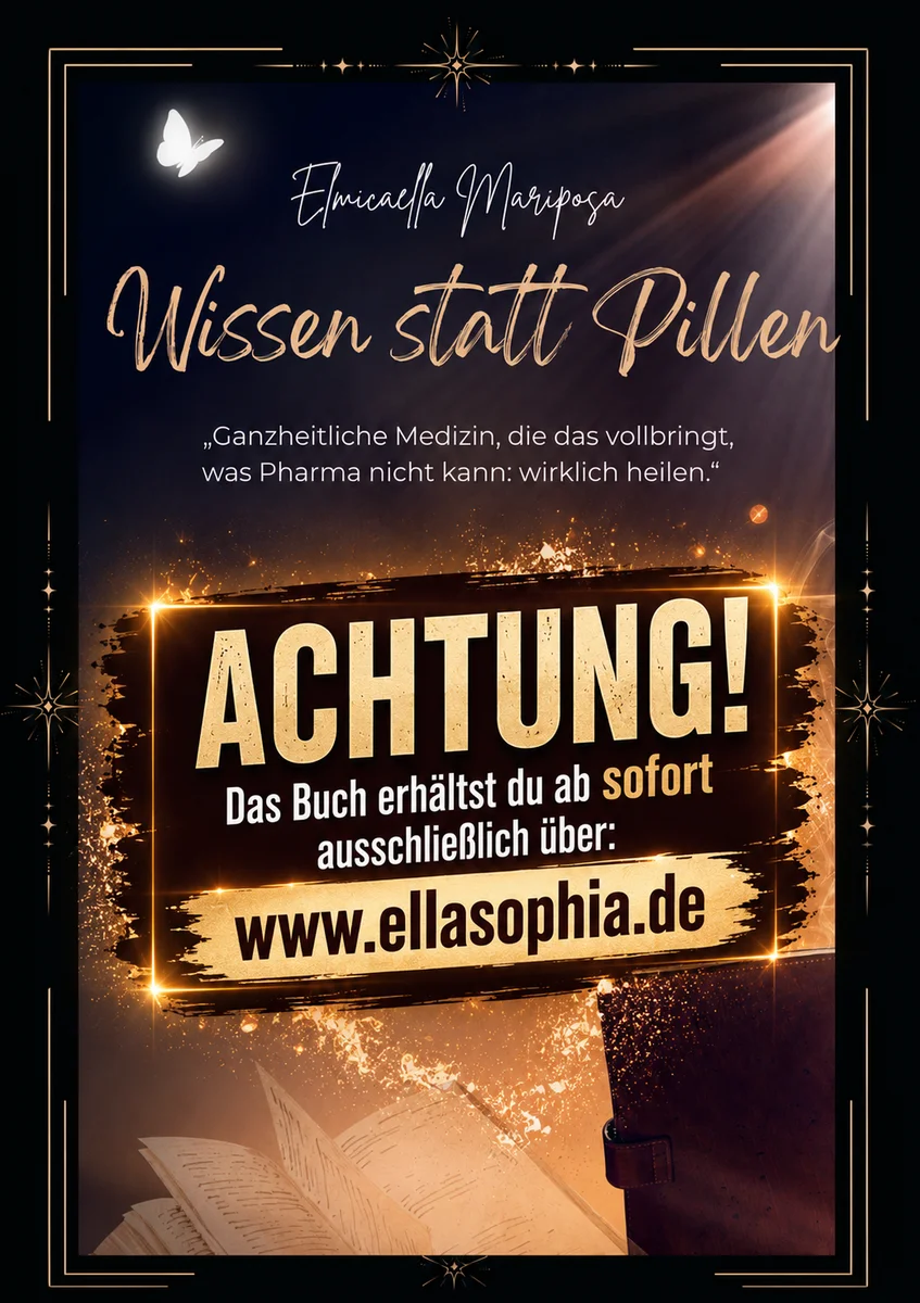 Buchcover „Wissen statt Pillen“ von Elmicaella Mariposa